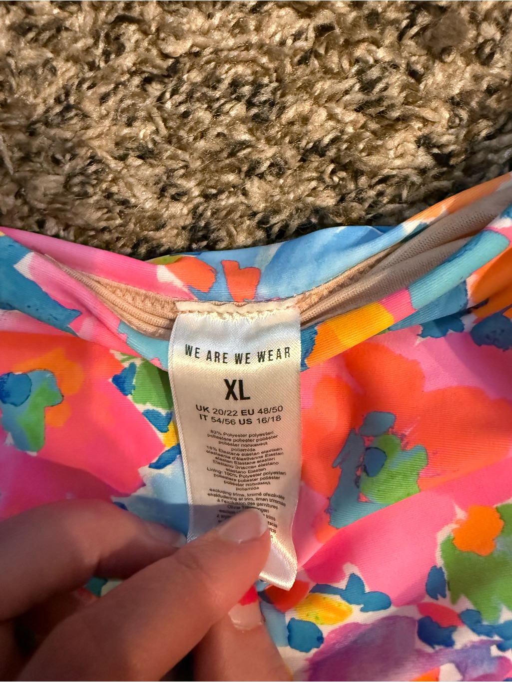 We Are We Wear Swim Suit Bikini Xl — image 2 of 3